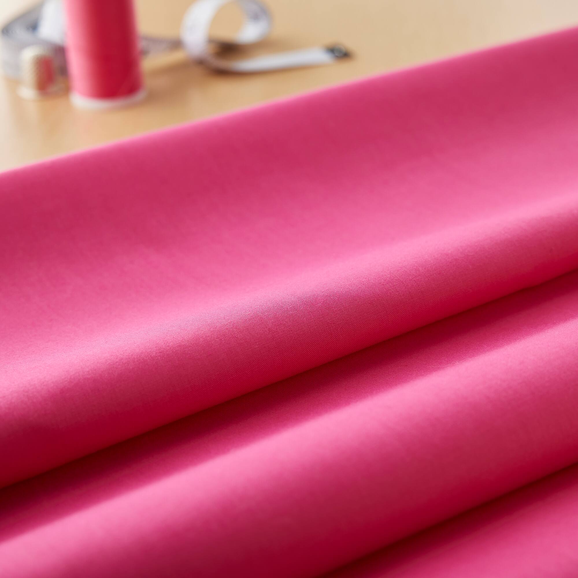 Feldman Pink Broadcloth Fabric